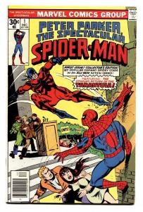 SPECTACULAR SPIDER-MAN #1 1976-TARANTULA-ORIGIN RETOLD-comic book