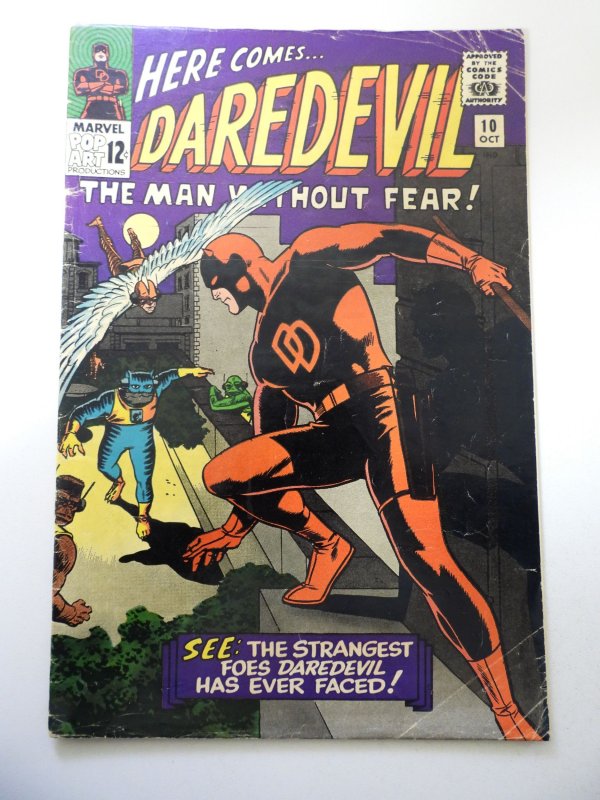 Daredevil #10 (1965) GD/VG Condition moisture stains