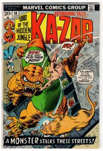 Astonishing Tales #18 (VF/NM) Ka-Zar High Grade Bronze Age MARVEL