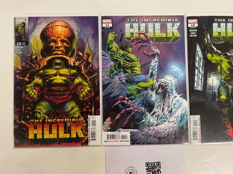 3 Hulk Marvel Comic Books # 10 11 12 Avengers Defenders Iron Man Thor 24 JS63