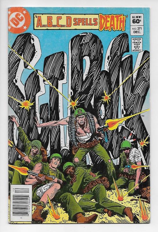 Sgt. Rock #371 - A..B..C..D Spells Death (DC, 1982) FN-