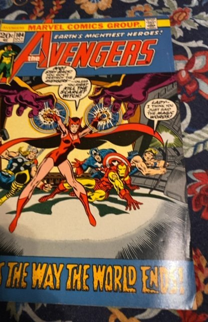 The Avengers #104 (1972)with a bang and a wimper
