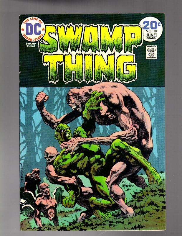 SWAMP THING 10 FINE-VERY FINE LAST WRIGHTSON ISSUES COMICS BOOK