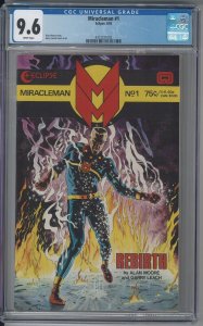 MIRACLEMAN 1 CGC 9.6 NM+ WP ALAN MOORE  Eclipse 1985 Fresh From CGC!! ? ?