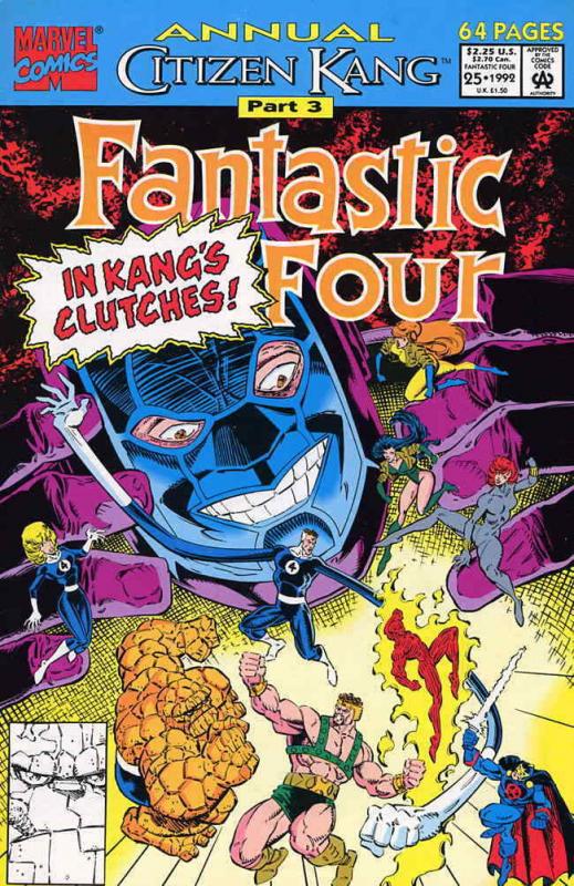 Fantastic Four (Vol. 1) Annual #25 VF/NM; Marvel | save on shipping - details in