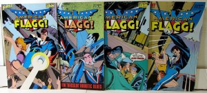 American Flagg! Lot 4 #33, 34, 35, 36 1986 First Reuben Flagg 1st Print Comics