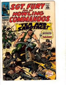 Sgt. Fury & His Howling Commandos # 47 FN/VF Marvel Comic Book Nick Fury JL16