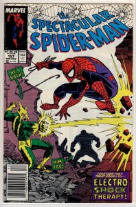 The Spectacular Spider-Man #157 Newsstand Edition (1989) 6.0 FN