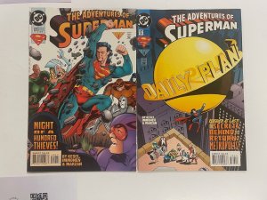 4 The Adventures of Superman DC Comics  # 518 519 520 522      78 NO5