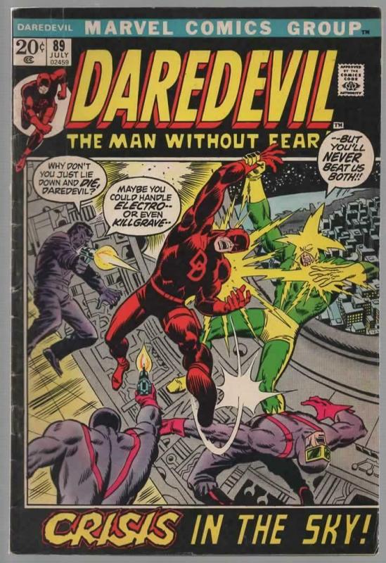 DAREDEVIL 89 G-VG  July 1972