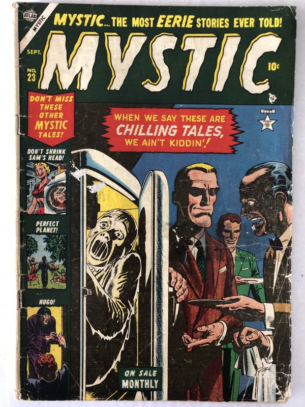 Mystic 23,VG, Heath cover Andru art. Classic cover. See pics