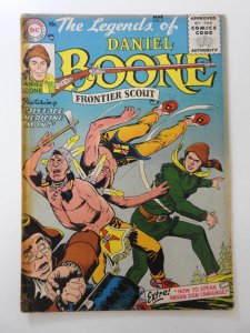 The Legends of Daniel Boone #4 (1956) Paleface Medicine Man! Solid VG- Cond!