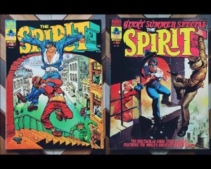 THE SPIRIT #9-10 VF (Warren Magazine 1975) Set Of 2 Classic WILL EISNER stories