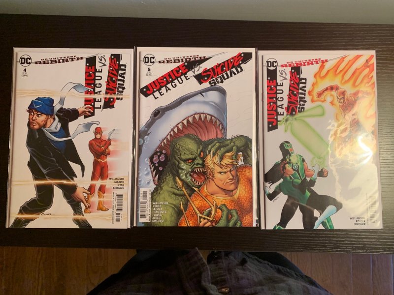 Justice League vs. Suicide Squad Amanda Conner Variant Complete Set 1,2,3,4,5,6