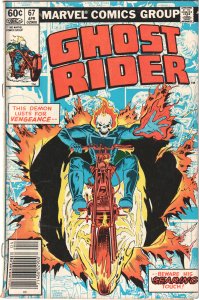 Ghost Rider #67 (1982) Ghost Rider