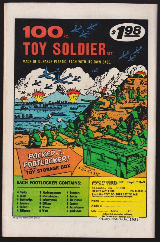 Marvel Two-In-One 76 (1981) FN- Iceman Mark Jewelers