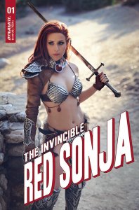 INVINCIBLE RED SONJA #1 CVR E DOMINICA COSPLAY 