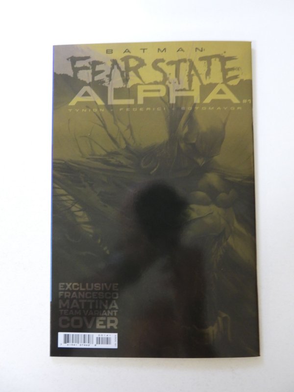 Batman: Fear State: Alpha Mattina Foil Cover NM condition