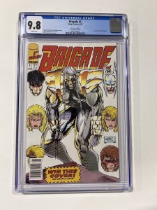 Brigade 1 CGC 9.8 1992 Image Comics Newsstand Edition