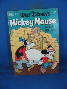 FC 371  MICKEY MOUSE VG INCA IDOL CASE DELL 1952