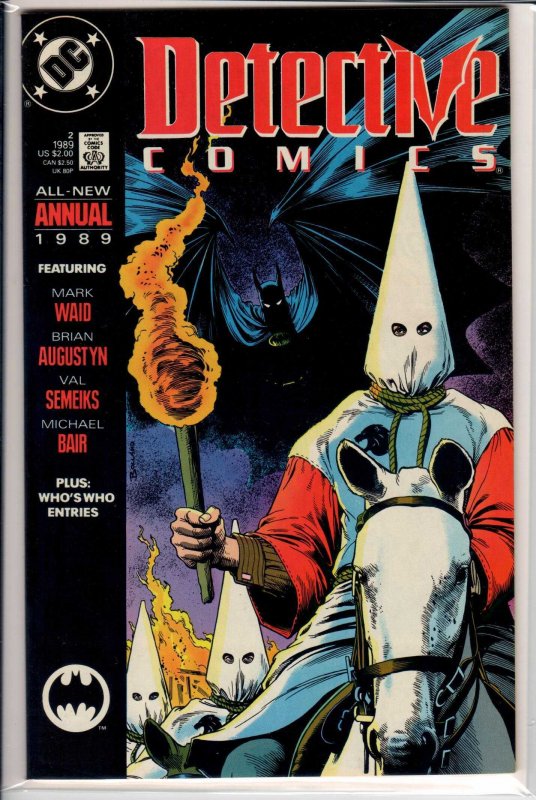 Detective Comics Annual #2 Direct Edition (1989) 9.2 NM-