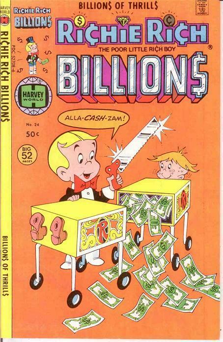 RICHIE RICH BILLIONS (1974-1982) 24 VF-NM July 1978 COMICS BOOK