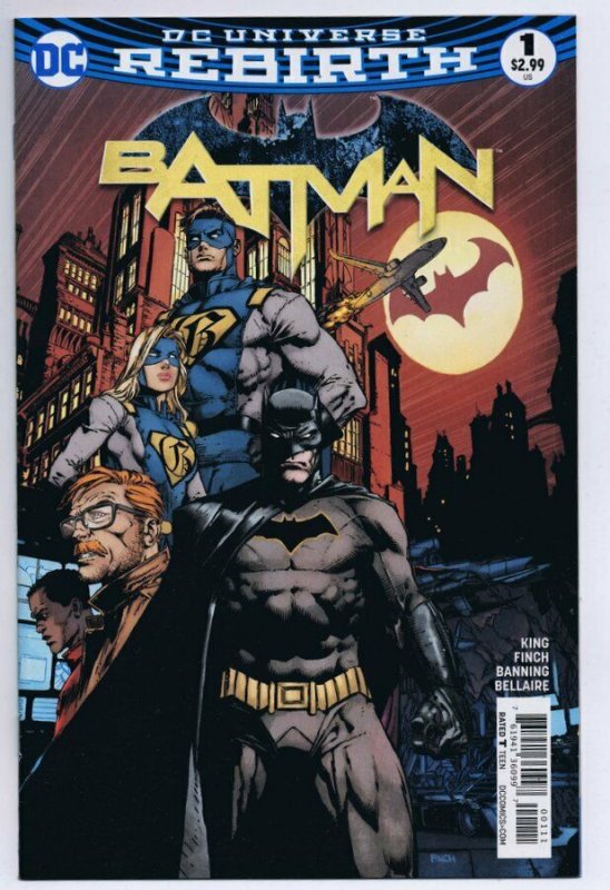 Batman #1 Rebirth ORIGINAL Vintage 2016 DC Comics 1st Gotham Girl