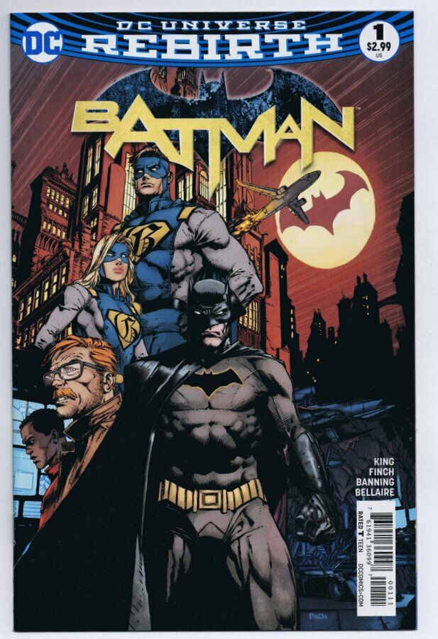 Batman #1 Rebirth ORIGINAL Vintage 2016 DC Comics 1st Gotham Girl | Comic  Books - Modern Age, DC Comics, Batman / HipComic