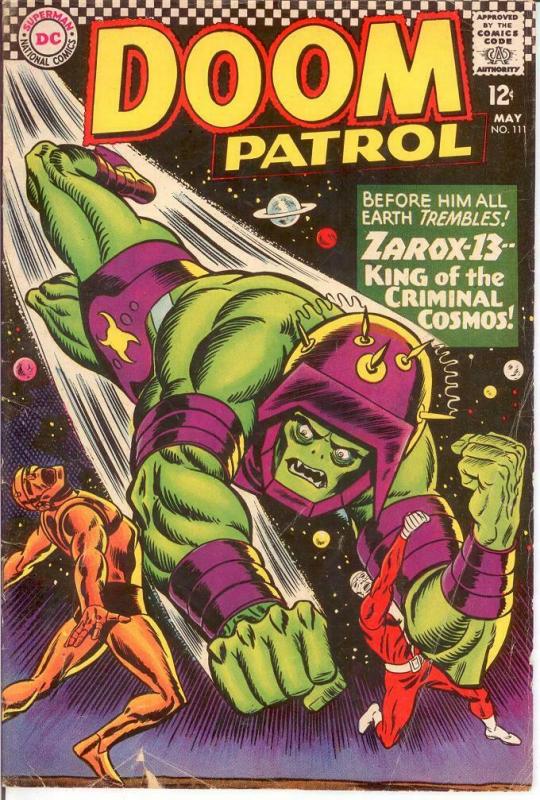 DOOM PATROL 111 VG May 1967 COMICS BOOK