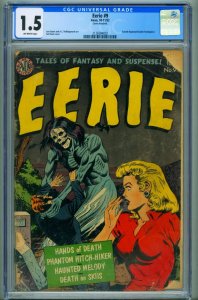 EERIE #9 CGC 1.5 1952 SID CHECK GHOUL STRANGULATION COVER 2126584002