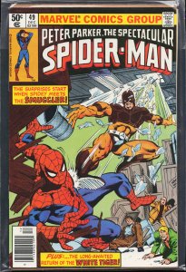 The Spectacular Spider-Man #49 Newsstand Edition (1980) Spider-Man