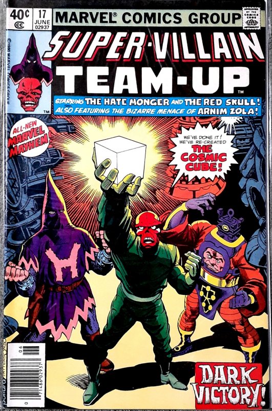 Super-Villain Team-Up #17 (1980) Key App of Dr Zoloft +Tesseract Pre-Infinity!