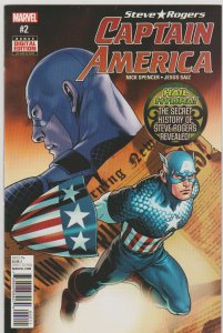 Steve Rogers Captain America # 2 Cover A NM Marvel 2016 [J3]