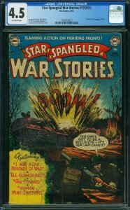 Star Spangled War Stories #1 [131] (1952) CGC 4.5