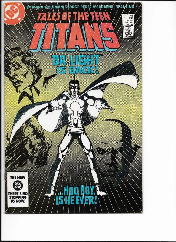 Tales of the Teen Titans #49 Direct Edition (1984)