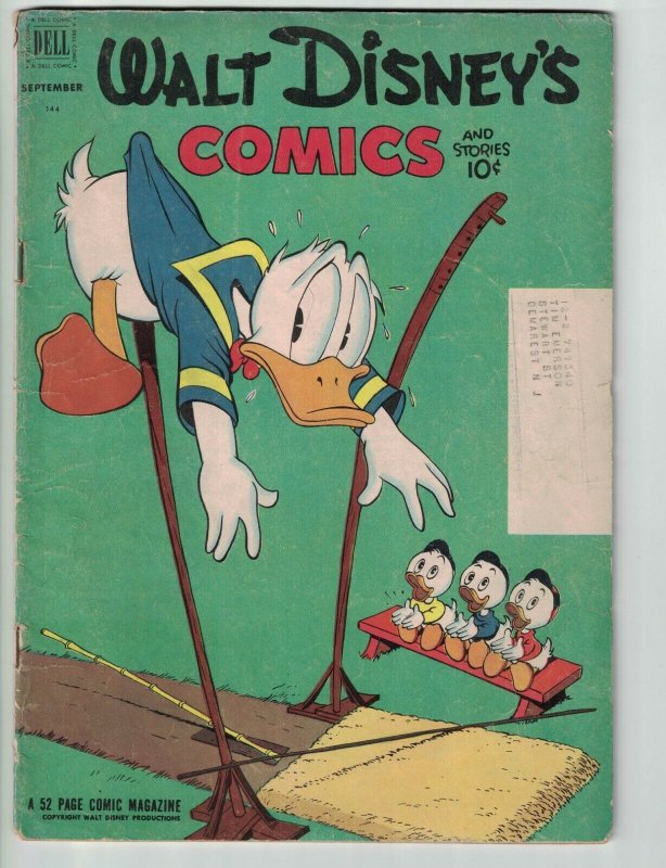 Walt Disney's Comics and Stories #144 subscription variant - donald duck - Dell