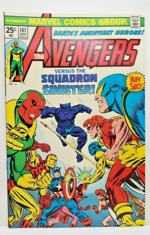 Avengers 1975 #140,141,142,143,144,145,146,147 LOT price on all 7  VF/NM