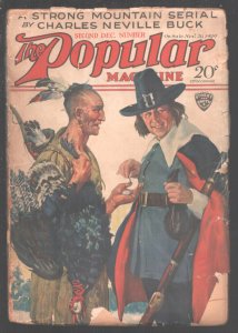 Popular 12/2/1929-Thanksgiving cover by Sydney-Fred MacIsaac-Beer Runners -...