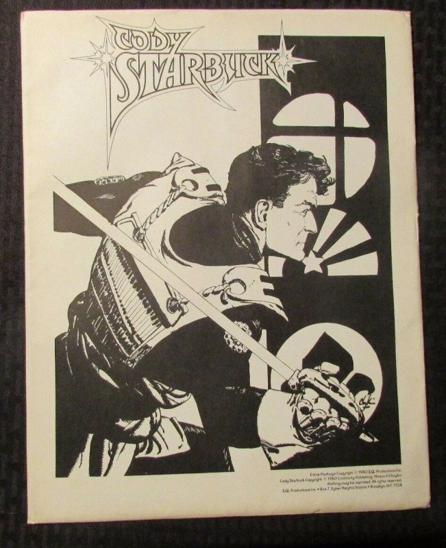 1980 CODY STARBUCK Portfolio by Howard Chaykin w/ 4 Plates SEALED 11.5x14.5 SQP