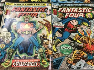 FANTASTIC FOUR#158-165 FN/VF LOT (6 BOOKS) 1975 MARVEL BRONZE AGE COMICS