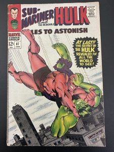 Tales to Astonish #87 VG/FN Moment of Truth! Namor Battles Krang(Marvel 1967)