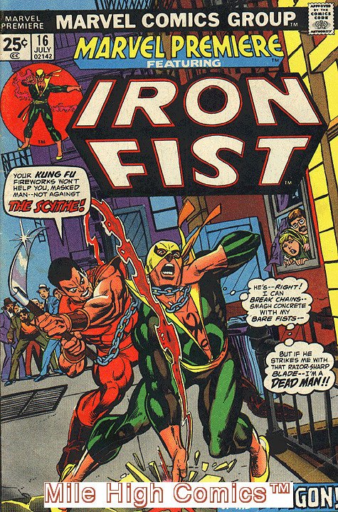 MARVEL PREMIERE (1972 Series) #16 Near Mint Comics Book