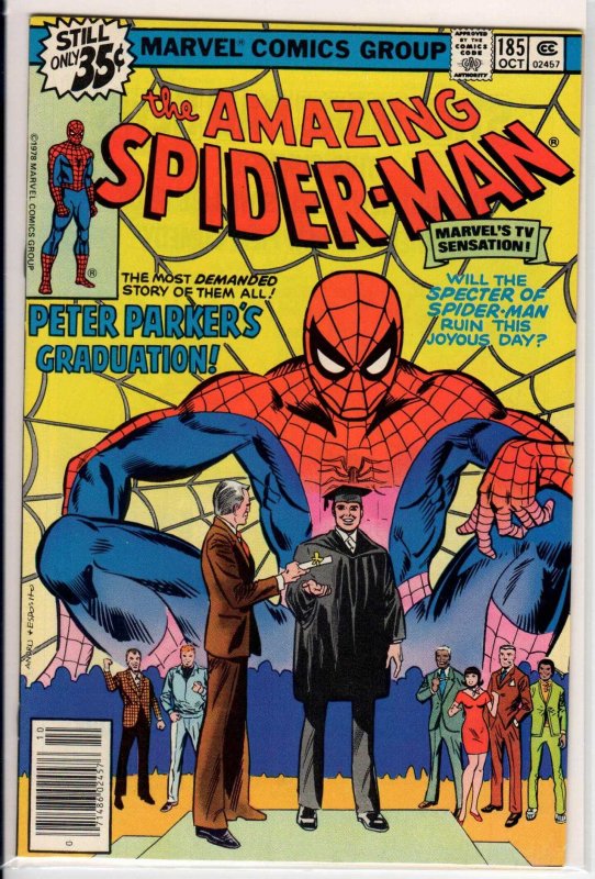 The Amazing Spider-Man #185 Whitman Variant (1978) 9.2 NM-