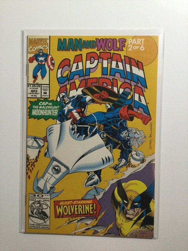 Captain America 403 Near Mint Nm Marvel