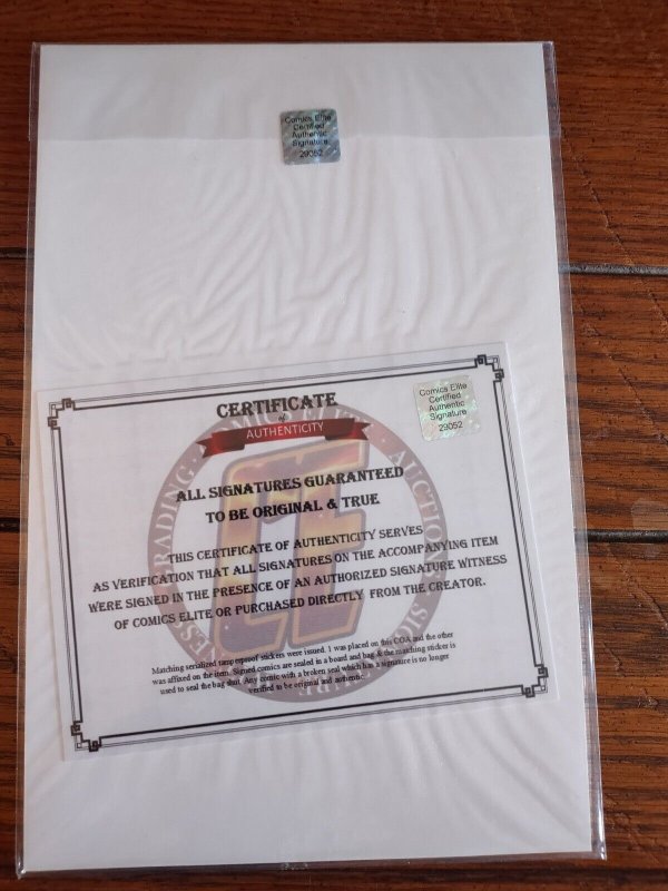 Wayward Legends #1 NM White Widow Variant signed by Jamie Tyndall with COA! 