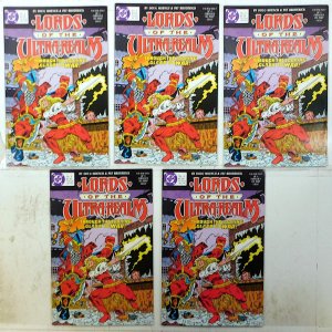 Lords of the Ultra-Realm Lot of 5 #4 x5 (1986) DC Comics 1st Print Comic Books
