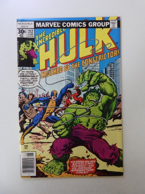 Incredible Hulk #212 VF condition