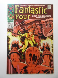 Fantastic Four #81 (1968) FN- Condition! stains bc