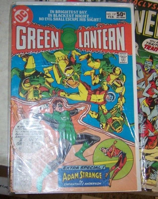 Green Lantern #137 (Feb 1981, DC) ADAM STRANGE SOLO BY INFANTINO