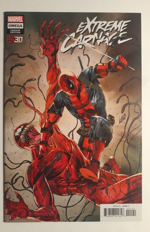 Extrene carnage omega #1 variant 4 liefeld